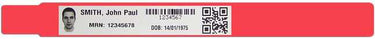 Zebra Z-Band Ultrasoft Adult Wristbands Red (6 Cartridges, 1050 Total) (10019249K) image 0
