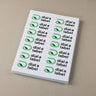 Laser Labels – 14UP Per Sheet | Custom Size image 0