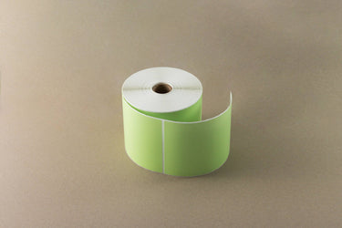 Green Direct Thermal Labels – 100x150mm | 500/roll image 0