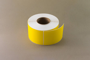 Yellow Direct Thermal Labels – 100x150mm | 1,000/roll | 76mm Core image 0
