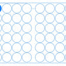 SRA3 Circle Labels – 50mm – 48UP image 0