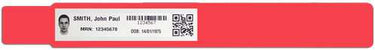 Zebra Z-Band Ultrasoft Infant Wristbands Red (6 Cartridges, 1650 Total) (10018960K) image 0
