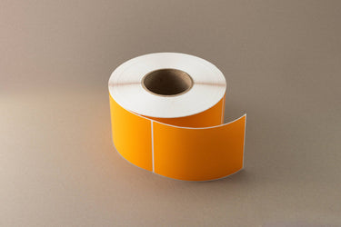 Orange Direct Thermal Labels – 1,000/roll image 0