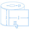 Direct Thermal Labels – 100x150mm | 350/roll | Inside Wound image 0