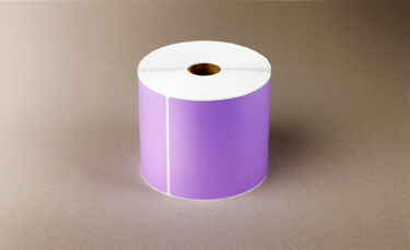 Purple Direct Thermal Labels – 100x150mm | 500/roll | 25mm Core image 0
