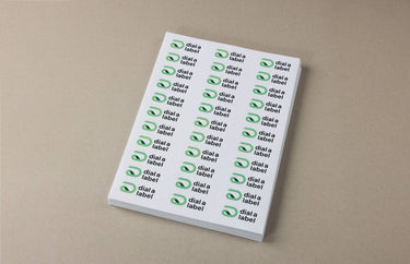 Laser Labels – 33UP Per Sheet | Custom Size image 0