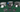 Six printers on a green background
