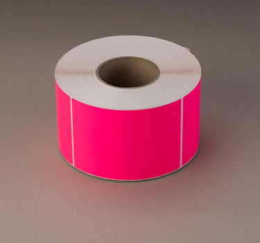 Fluorescent Pink Labels – 100x150mm (Small Roll)