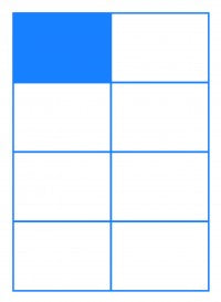 Removable Laser Sheets – 8UP | 105x74.25mm | 500 Sheets image 3