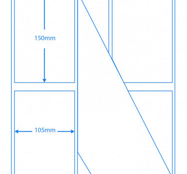 Direct Thermal Labels – 105x150mm Fanfold image 1