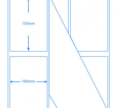 Direct Thermal Labels (Fanfold) – 100x150mm | 3 Stacks Fanfold image 1