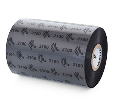 Zebra Wax Ribbon – 174mm x 450M CSO (2100) image 1