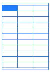 Laser Labels – 33UP Per Sheet | Custom Size image 1