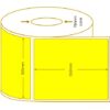 Yellow Direct Thermal Labels